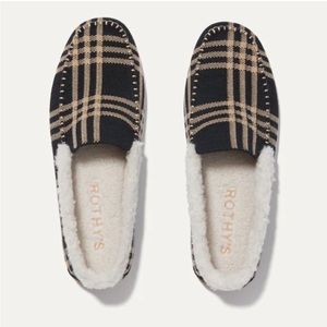 Rothy’s The Slipper black plaid